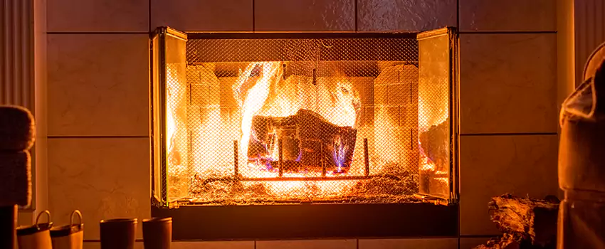 Mendota Hearth Landscape Fireplace Installation in Westminster, Colorado